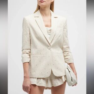 Cinq à Sept Khloe rhinestone embellished blazer